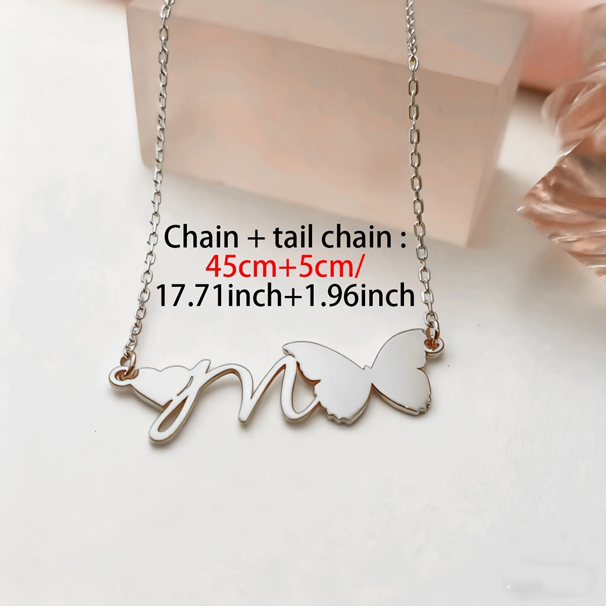 Women's Personalized Letter Necklaces with Charms